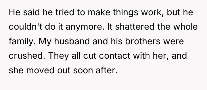 He said he tried to make things work, but he...