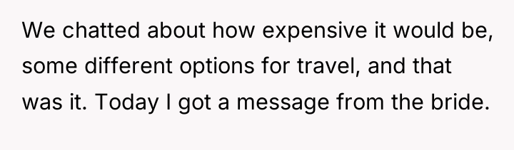 We chatted about how expensive it would be, some different...
