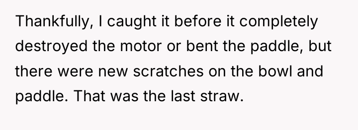 Thankfully, I caught it before it completely destroyed the motor...