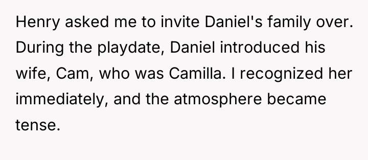 Henry asked me to invite Daniel's family over. During the...