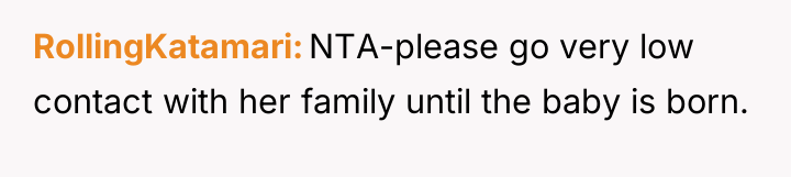 RollingKatamari NTA-please go very low contact with her family until...