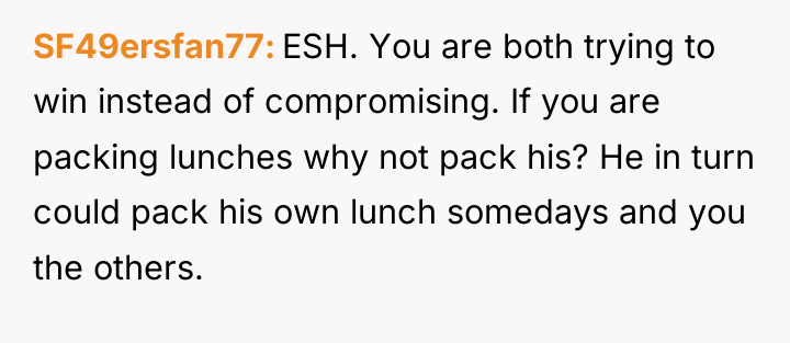 SF49ersfan77 ESH. You are both trying to win instead of...