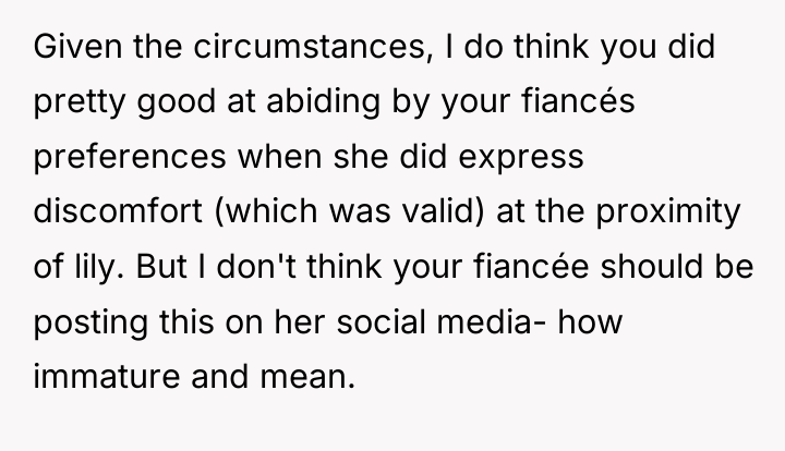 Given the circumstances, I do think you did pretty good...