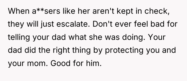 When a**sers like her aren't kept in check, they will...