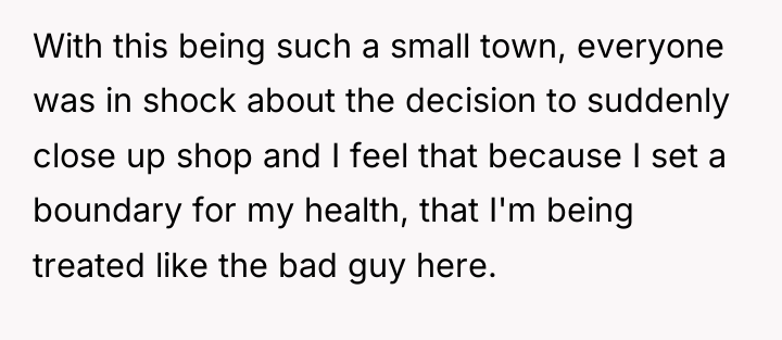 With this being such a small town, everyone was in...