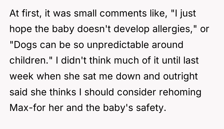 At first, it was small comments like, "I just hope...