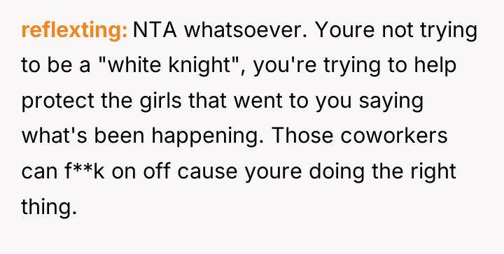 reflexting NTA whatsoever. Youre not trying to be a "white...