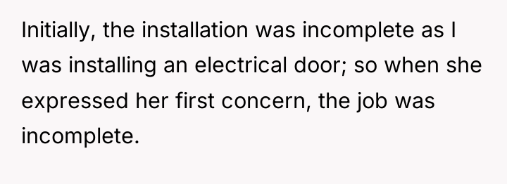 Initially, the installation was incomplete as I was installing an...