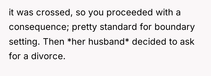 it was crossed, so you proceeded with a consequence; pretty...