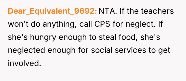 Dear_Equivalent_9692 NTA. If the teachers won't do anything, call CPS...