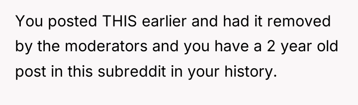 You posted THIS earlier and had it removed by the...