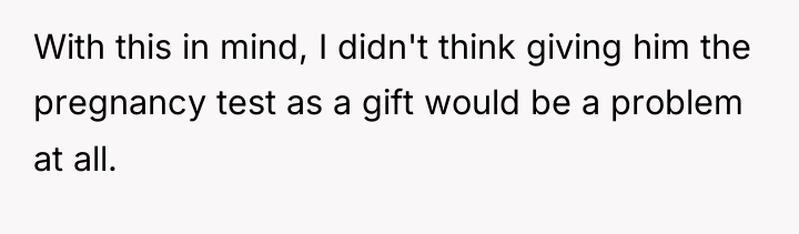 With this in mind, I didn't think giving him the...