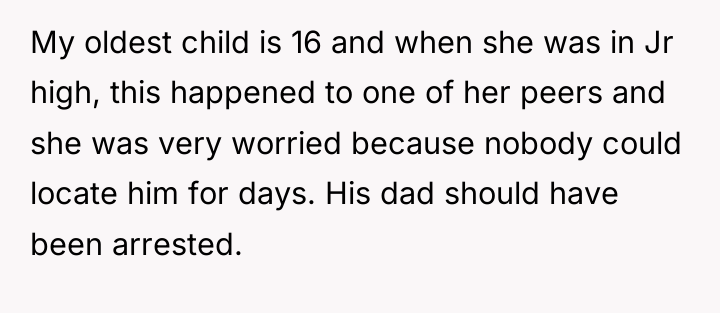 My oldest child is 16 and when she was in...