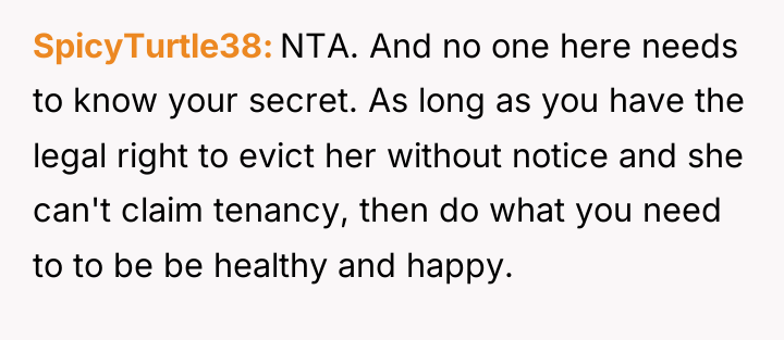 SpicyTurtle38 NTA. And no one here needs to know your...