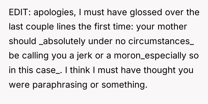 EDIT: apologies, I must have glossed over the last couple...