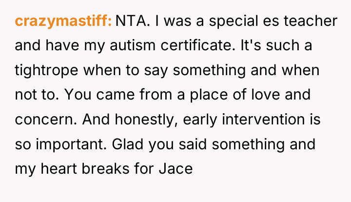 crazymastiff NTA. I was a special es teacher and have...
