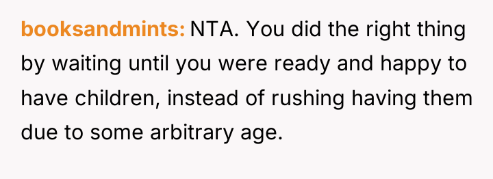 booksandmints NTA. You did the right thing by waiting until...