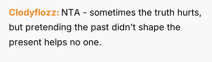 Clodyflozz NTA - sometimes the truth hurts, but pretending the...