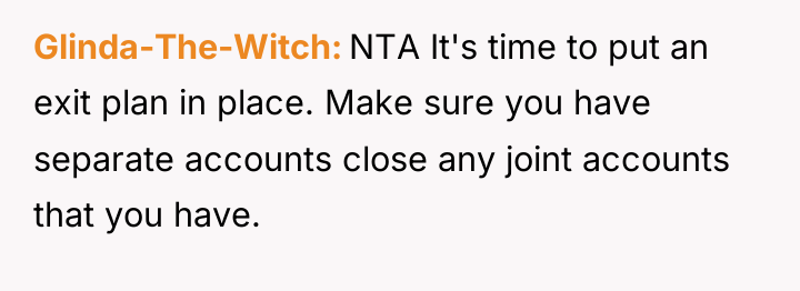 Glinda-The-Witch NTA It's time to put an exit plan in...