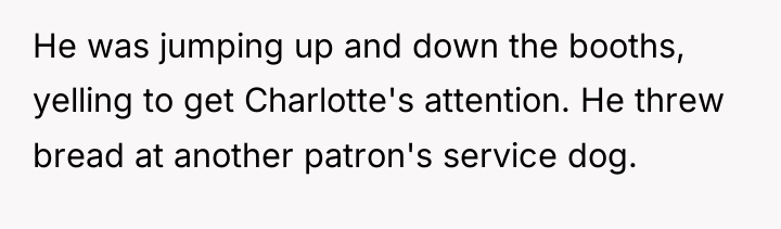 He was jumping up and down the booths, yelling to...