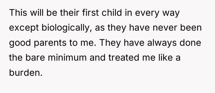 This will be their first child in every way except...
