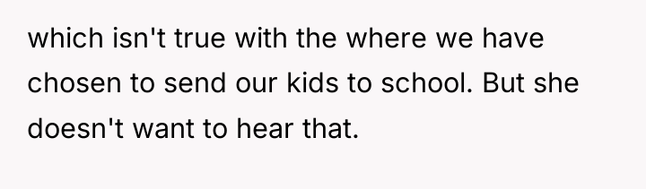 which isn't true with the where we have chosen to...