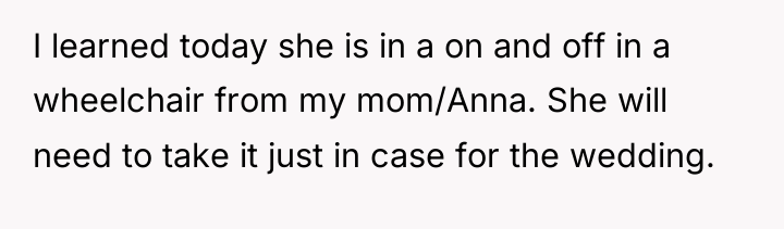 I learned today she is in a on and off...