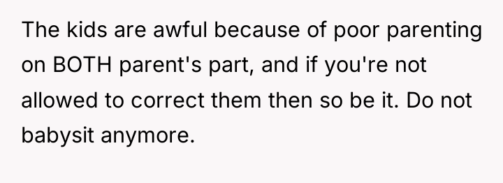The kids are awful because of poor parenting on BOTH...