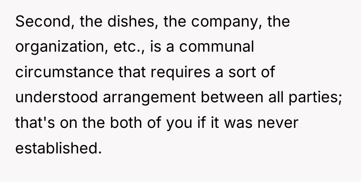 Second, the dishes, the company, the organization, etc., is a...