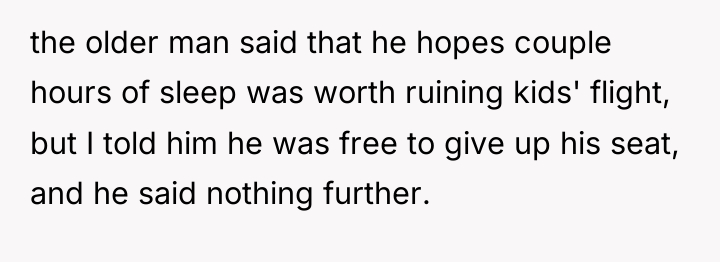 the older man said that he hopes couple hours of...