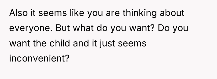 Also it seems like you are thinking about everyone. But...