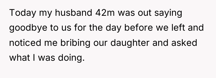 Today my husband 42m was out saying goodbye to us...