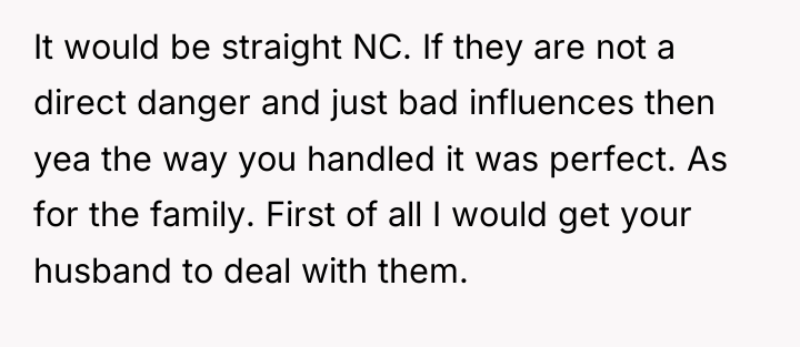 It would be straight NC. If they are not a...