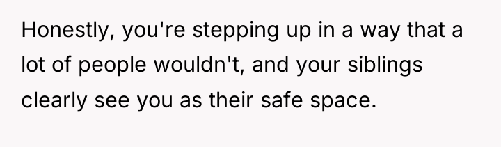 Honestly, you're stepping up in a way that a lot...