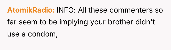 AtomikRadio INFO: All these commenters so far seem to be...