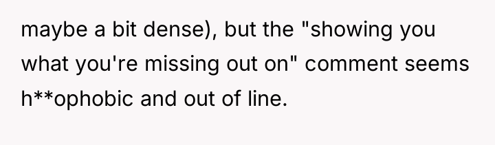 maybe a bit dense), but the "showing you what you're...