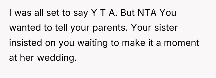 I was all set to say Y T A. But...