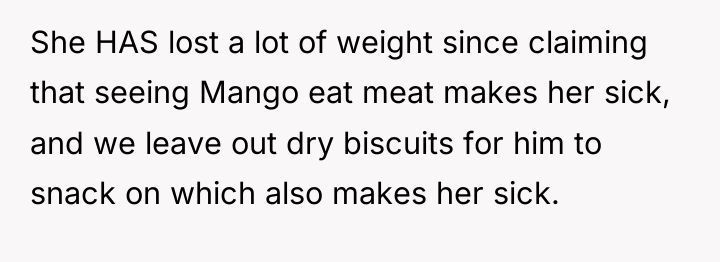 She HAS lost a lot of weight since claiming that...