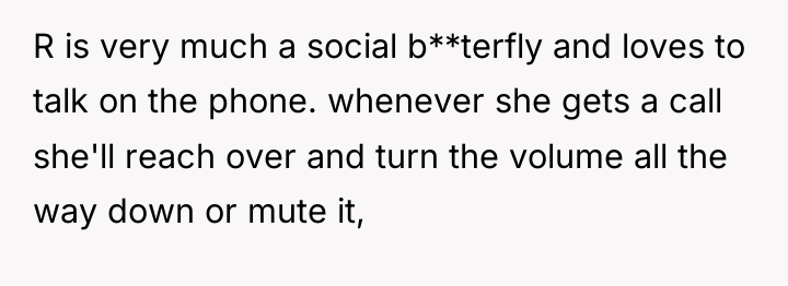 R is very much a social b**terfly and loves to...
