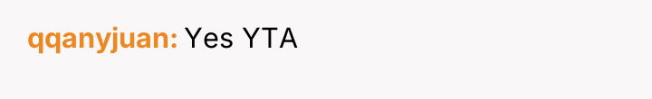 qqanyjuan Yes YTA