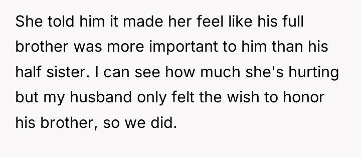 She told him it made her feel like his full...