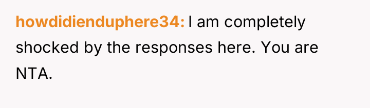 howdidienduphere34 I am completely shocked by the responses here. You...