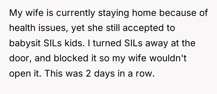 My wife is currently staying home because of health issues,...