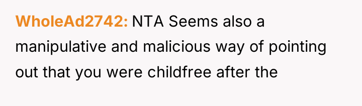 WholeAd2742 NTA Seems also a manipulative and malicious way of...