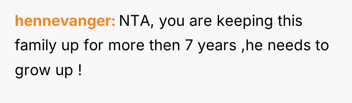 hennevanger NTA, you are keeping this family up for more...