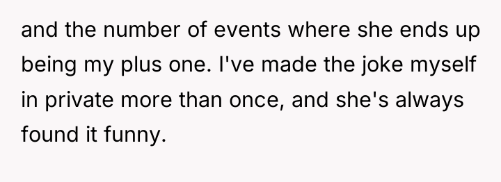 and the number of events where she ends up being...