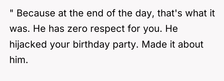 " Because at the end of the day, that's what...