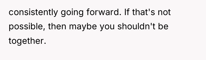 consistently going forward. If that's not possible, then maybe you...