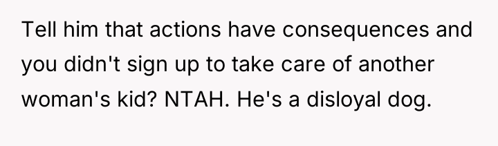 Tell him that actions have consequences and you didn't sign...