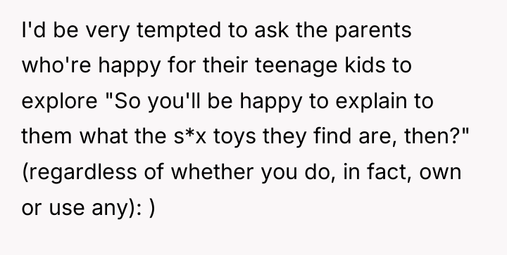 I'd be very tempted to ask the parents who're happy...